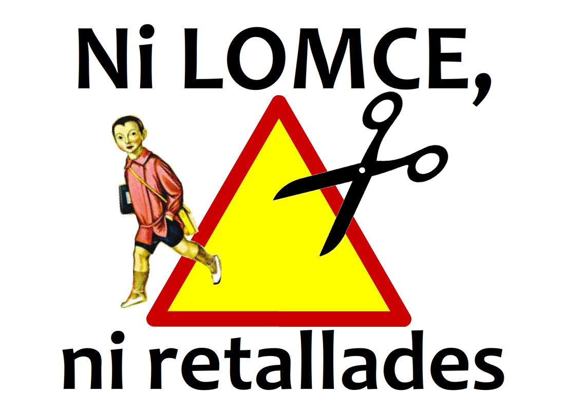 Jornada de vaga en contra de la LOMCE i les retalladles en ensenyament.