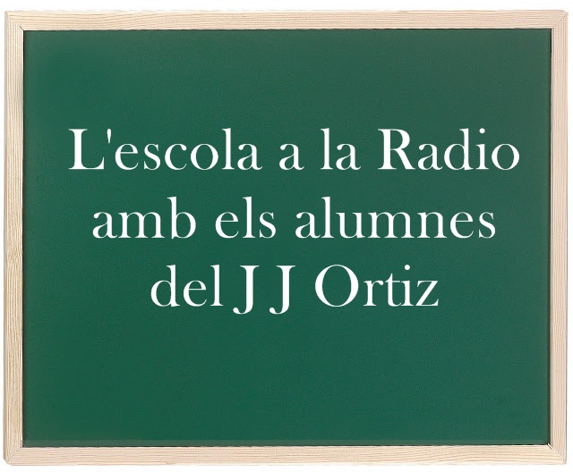 Els alumnes del JJ Ortiz protagonistes de l’espai ‘L’escola a la ràdio’