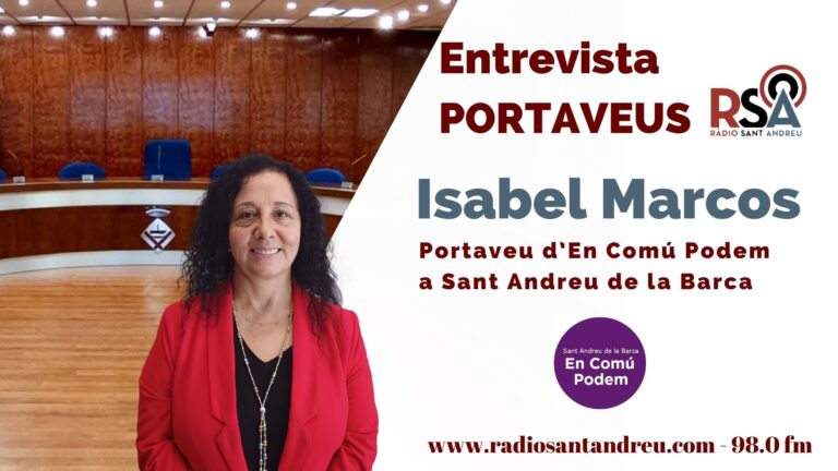 PORTAVEUS – Isabel Marcos, En Comú Podem (maig 2025)
