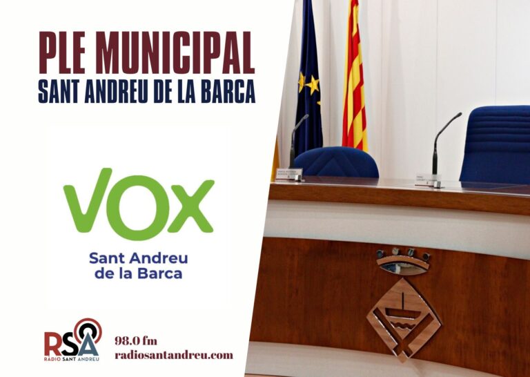 Vox presentarà dues mocions al ple municipal de febrer