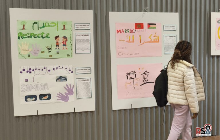 “Paraules boniques”, l’exposició de les Aules d’Acollida de Sant Andreu de la Barca