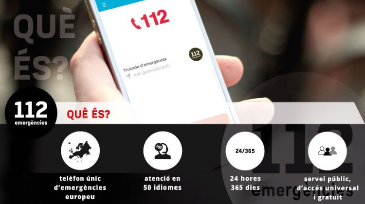 Les trucades per emergències al telèfon 112 a Catalunya augmenten un 2,3% el darrer any respecte a 2023