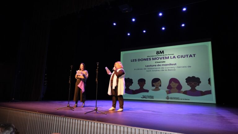 Les dones mouen Sant Andreu de la Barca el 8M i cada dia