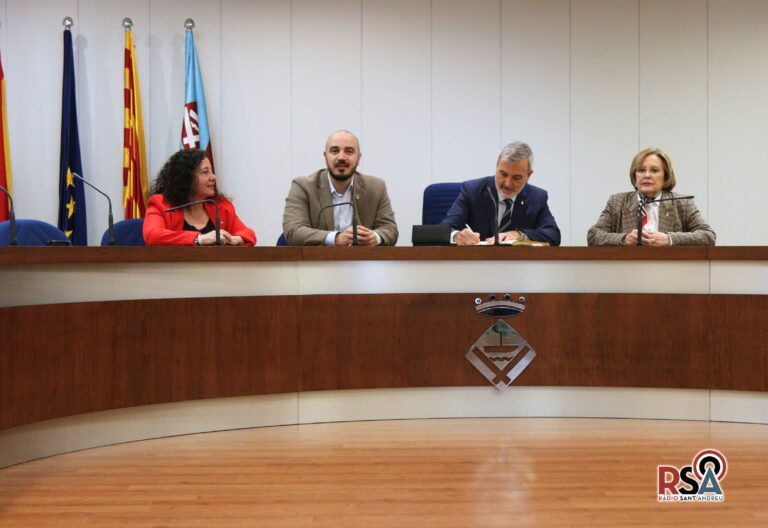 Sant Andreu de la Barca rep la visita del president de l’AMB i alcalde Barcelona, Jaume Collboni