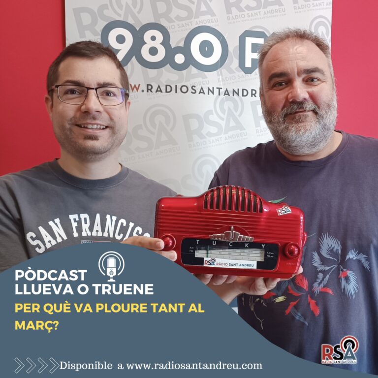 PÒDCAST LLUEVA O TRUENE 63 – Per què va ploure tant al març?